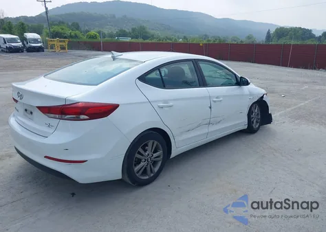 2018 Hyundai Elantra Sel z USA, uszkodzony, nr VIN 5NPD84LF9JH217830